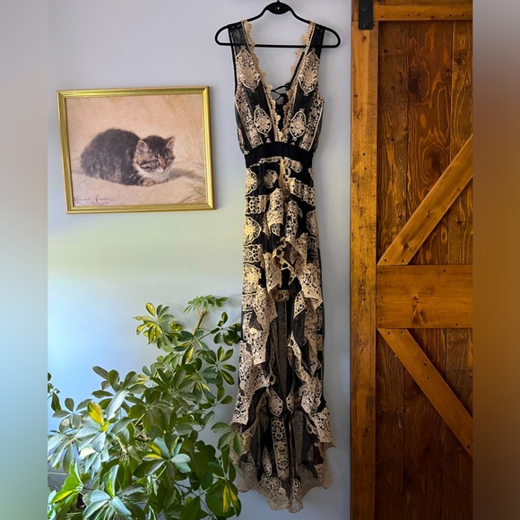 Antica Sartoria dress black and gold one size - Picture 1 of 4